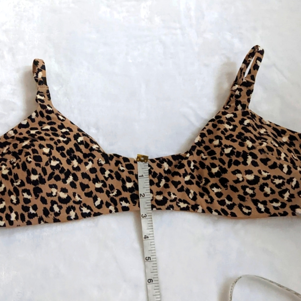 Aerie Cheetah Animal Print Bikini Lightly Padded XL Top HighWaist L Bottom NWT ⚡ - Picture 10 of 14